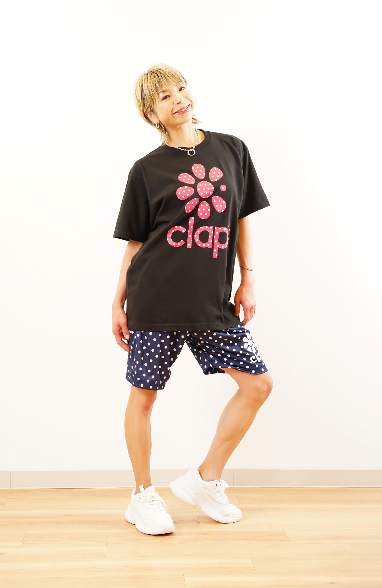 Dot-Clap Halfpants ドットクラップハーフパンツ CH24010-NV - Navy