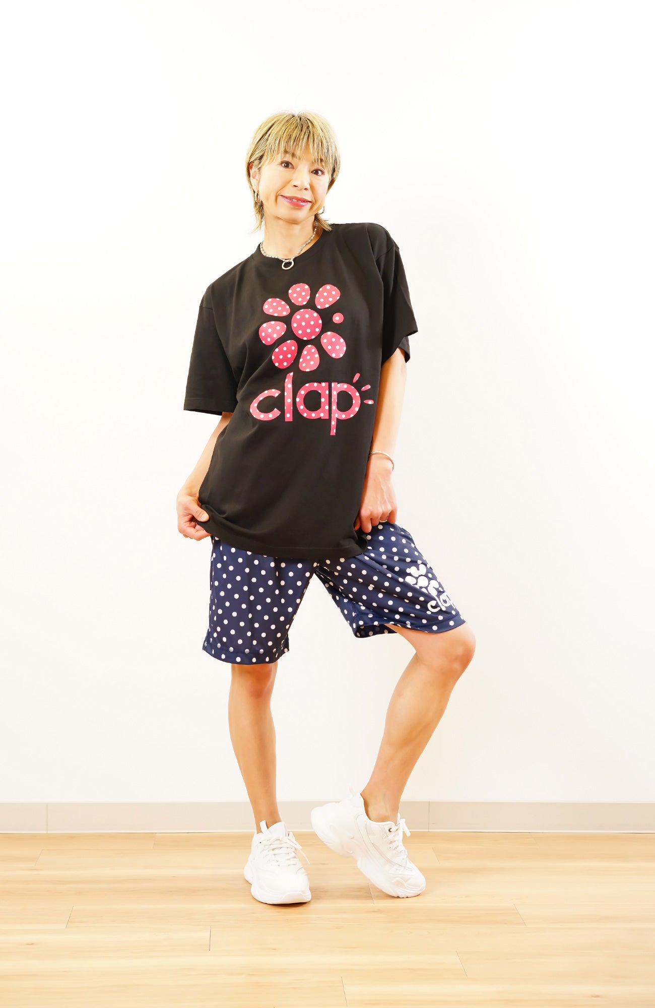 Dot-Clap Halfpants ドットクラップハーフパンツ CH24010-NV - Navy