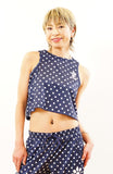 Dot-Clap ShortTank<br>ドットクラップショートタンク<br>CT24025-NV - Navy