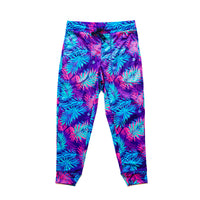 Leaf-Clap CroppedPants<br>リーフクラップクロップドパンツ<br>CE24022-BL - Blue