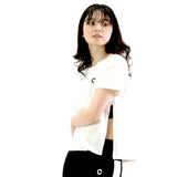 Tシャツ SITE2401-WH SLIT TRICOT TEE スリットトリコットティー [レディーズ]