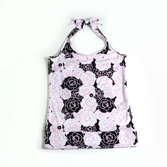 LIMITED ROSE-CLAP CC-halterTop ローズクラップシーシーホルタートップ SO24024 - Black Pink