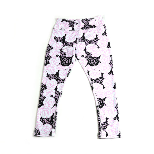 LIMITED ROSE-CLAP Leggingss ローズクラップレギンス SO24033 - Black Pink