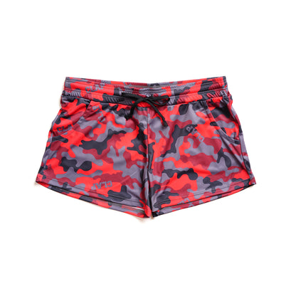 【Limited Edition】 Camouflage Shorts カモフラージュショーツ SO22130-RD - Red