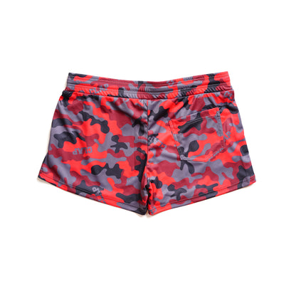 【Limited Edition】 Camouflage Shorts カモフラージュショーツ SO22130-RD - Red