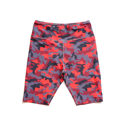 【Limited Edition】 Camouflage Leggings Half カモフラージュレギンスハーフ SO22137-RD - Red