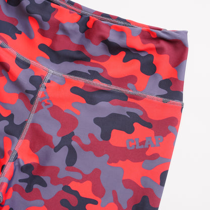 【Limited Edition】 Camouflage Leggings Half カモフラージュレギンスハーフ SO22137-RD - Red