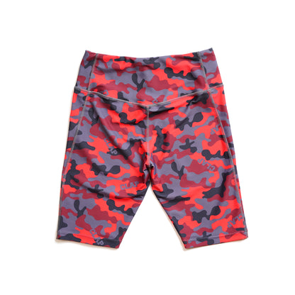 【Limited Edition】 Camouflage Leggings Half カモフラージュレギンスハーフ SO22137-RD - Red