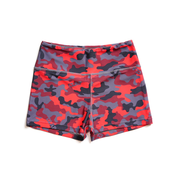 【Limited Edition】<br>Camouflage Leggings Shorts<br>カモフラージュレギンスショーツ<br>SO22138-RD - Red